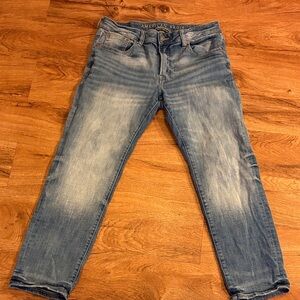 American Eagle Outfitters Men's Light Blue Slim Jeans